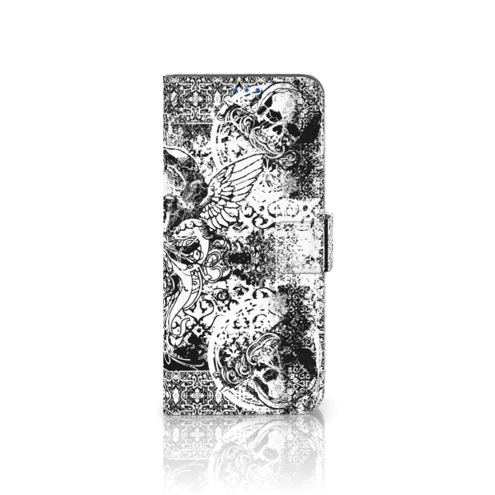 Telefoonhoesje met Naam OPPO Reno 6 Pro Plus 5G Skulls Angel