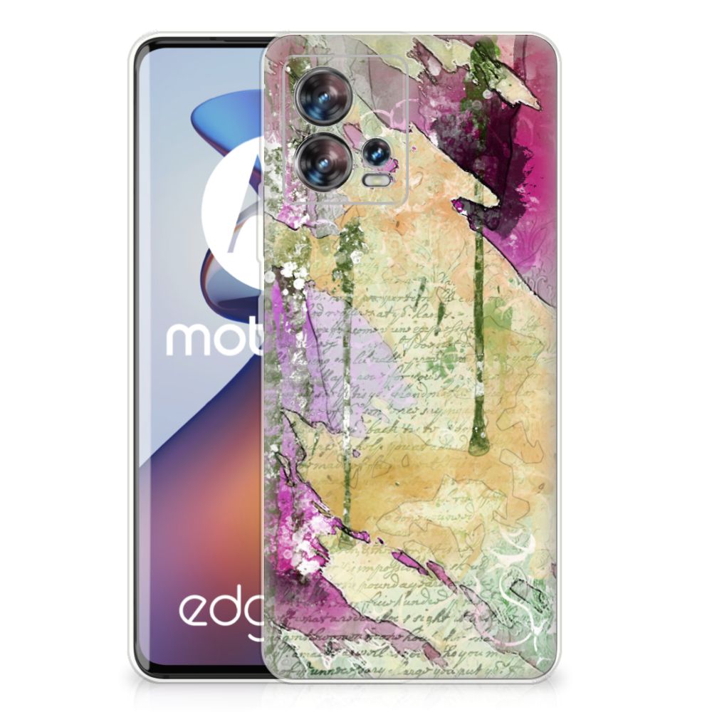 Hoesje maken Motorola Edge 30 Fusion Letter Painting B2C Telecom