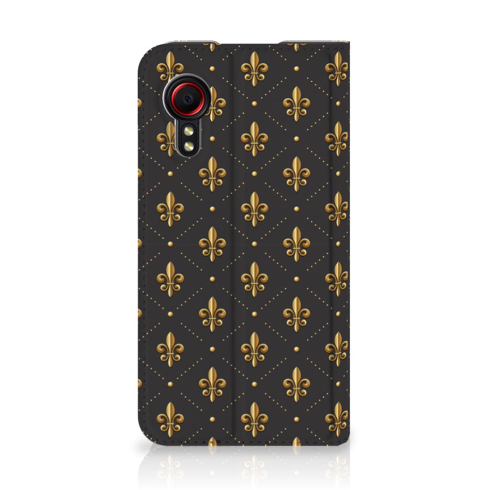 Samsung Galaxy Xcover 5 Hoesje met Magneet Franse Lelie - B2C Telecom