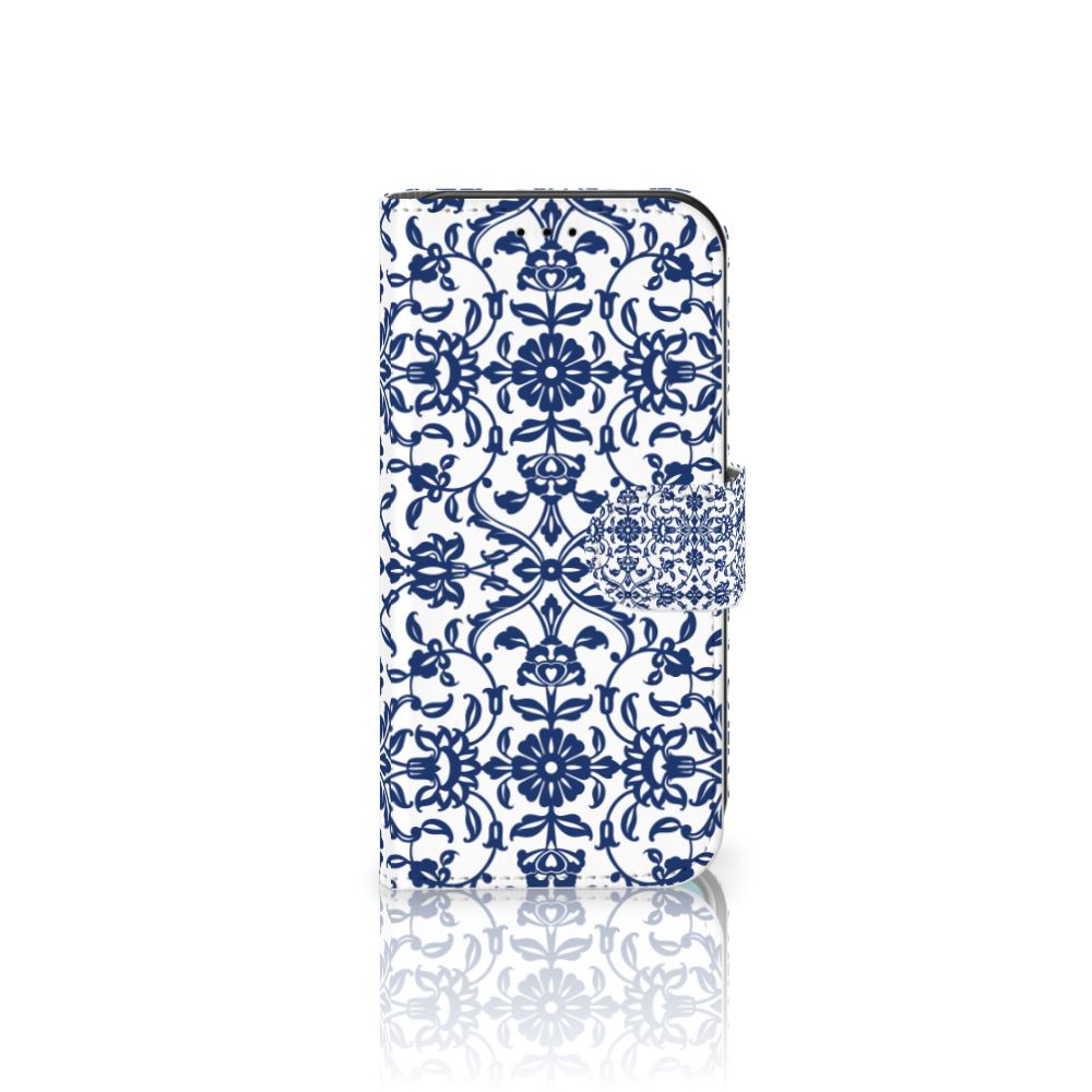 Apple iPhone 11 Pro Hoesje Flower Blue
