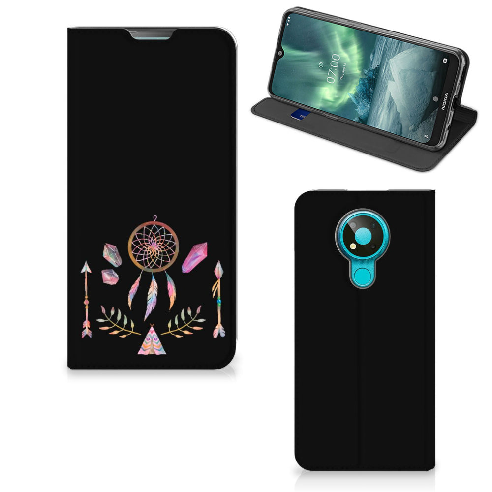 Nokia 3.4 Magnet Case Boho Dreamcatcher