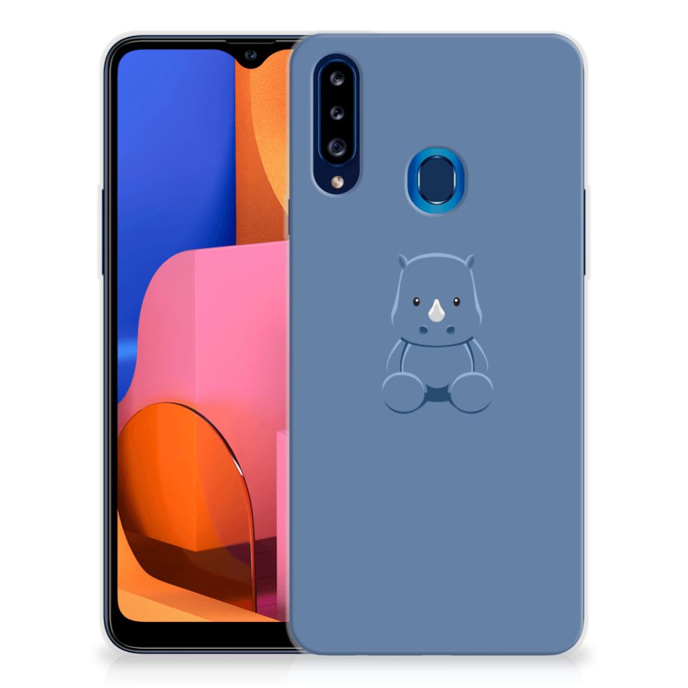 Samsung Galaxy A20s Telefoonhoesje met Naam Baby Rhino B2C Telecom