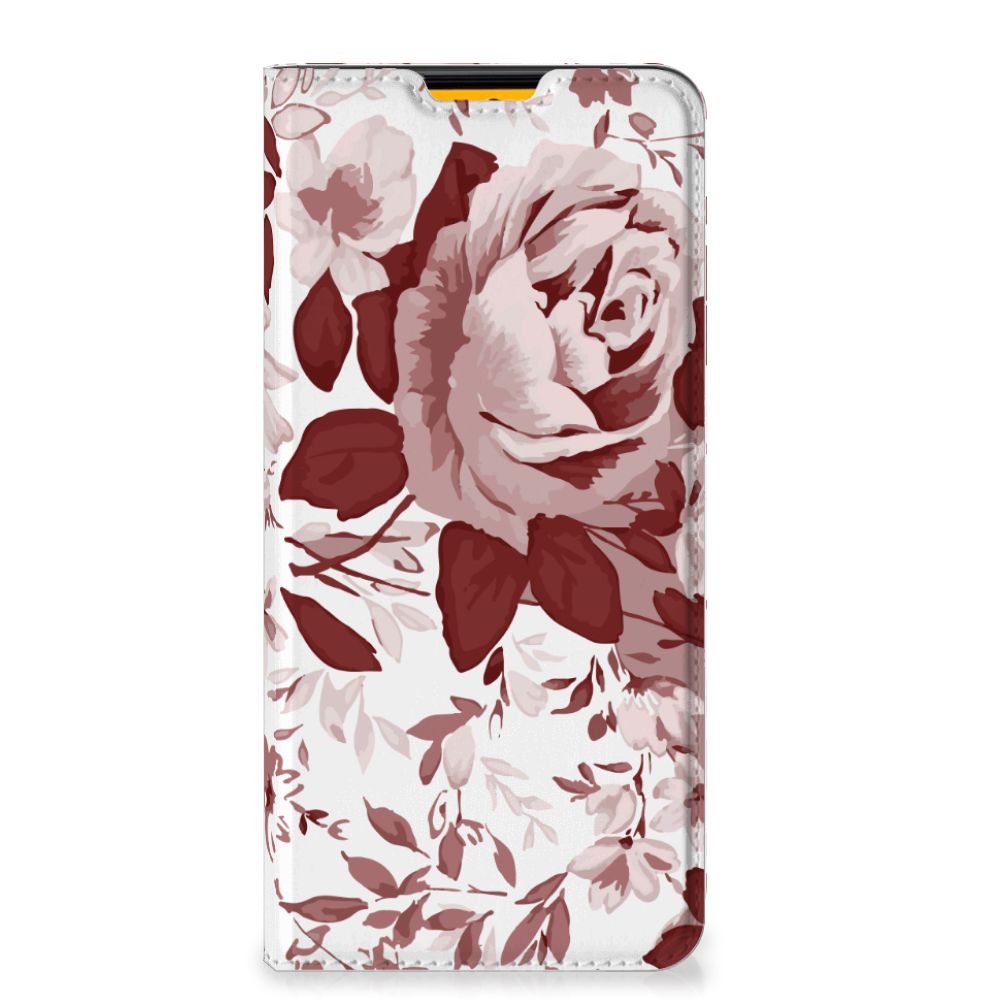 Bookcase Samsung Galaxy M52 Watercolor Flowers - B2C Telecom