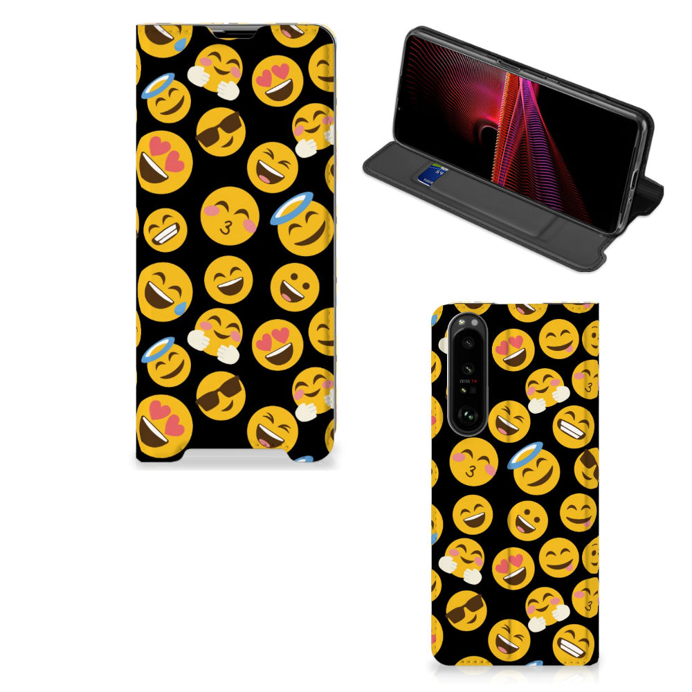 Sony Xperia 1 III Hoesje met Magneet Emoji