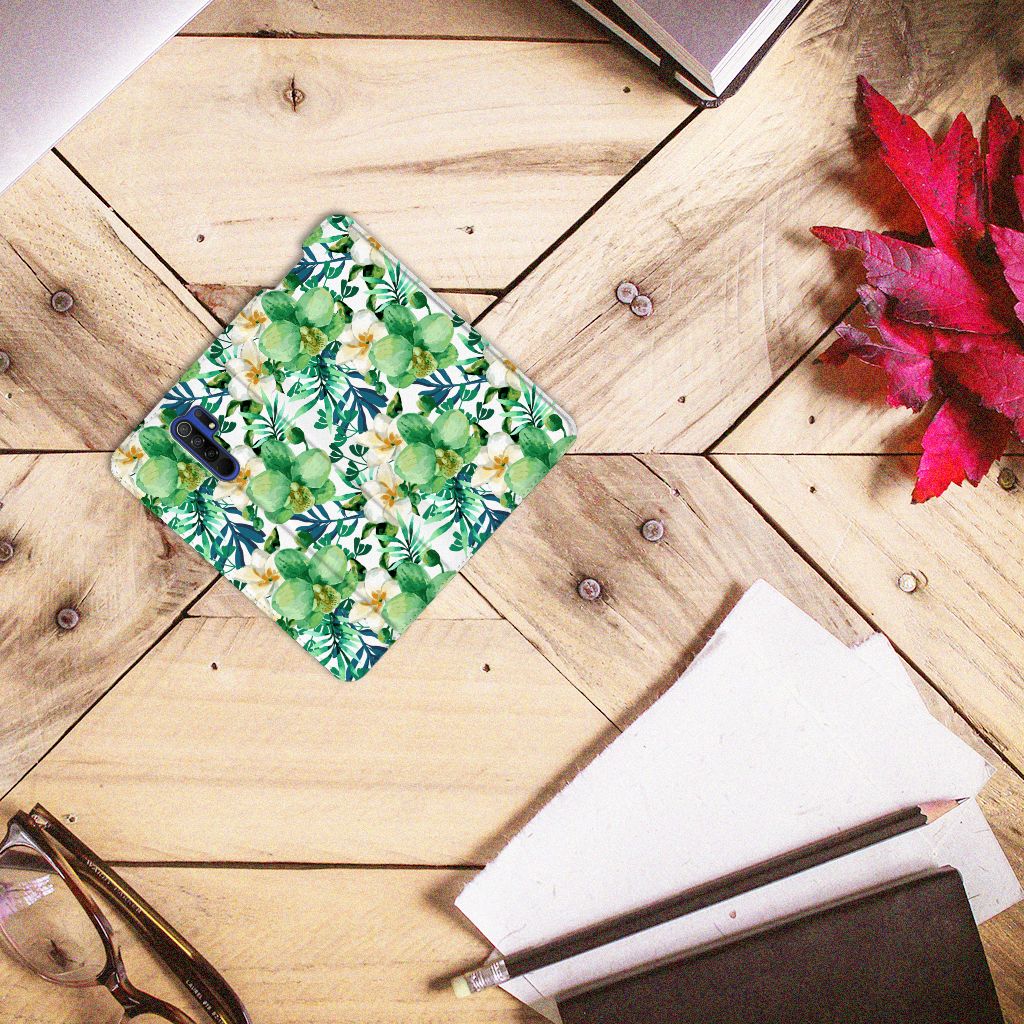 Xiaomi Redmi 9 Smart Cover Orchidee Groen - B2C Telecom