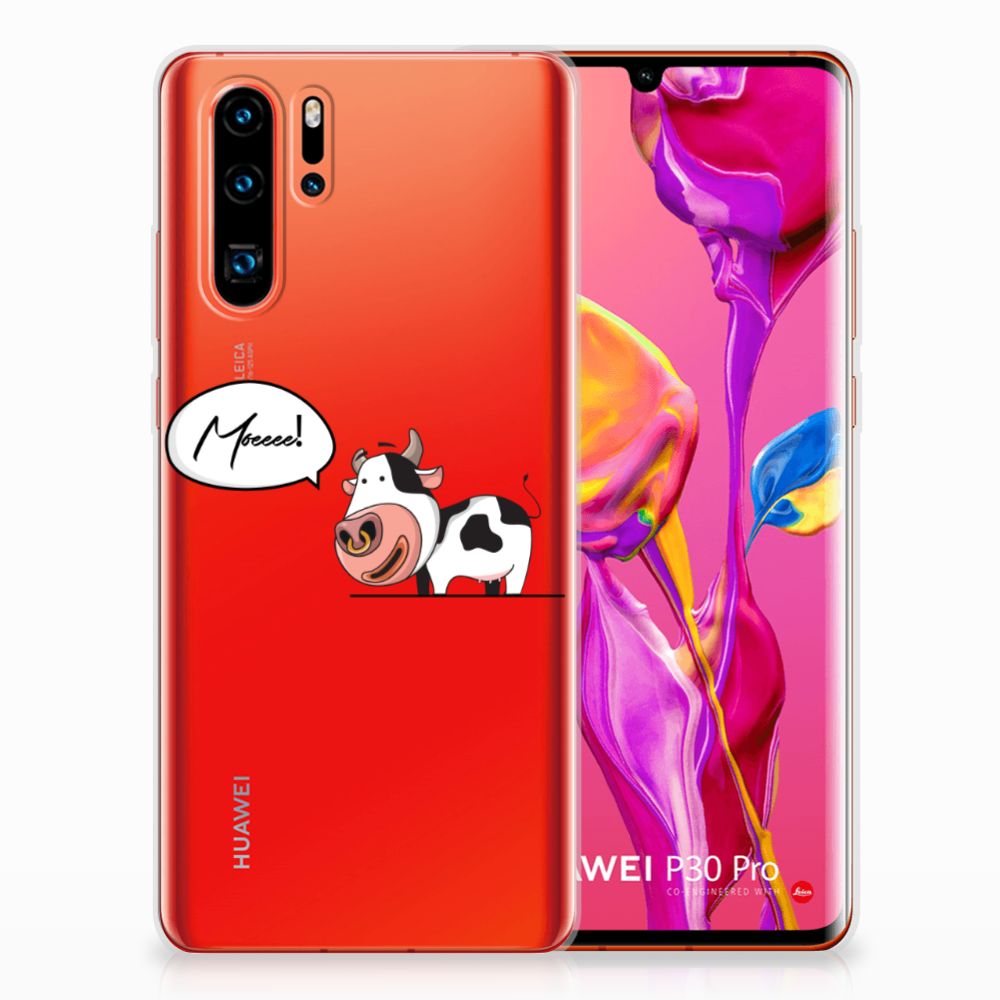 Huawei P30 Pro Telefoonhoesje met Naam Cow