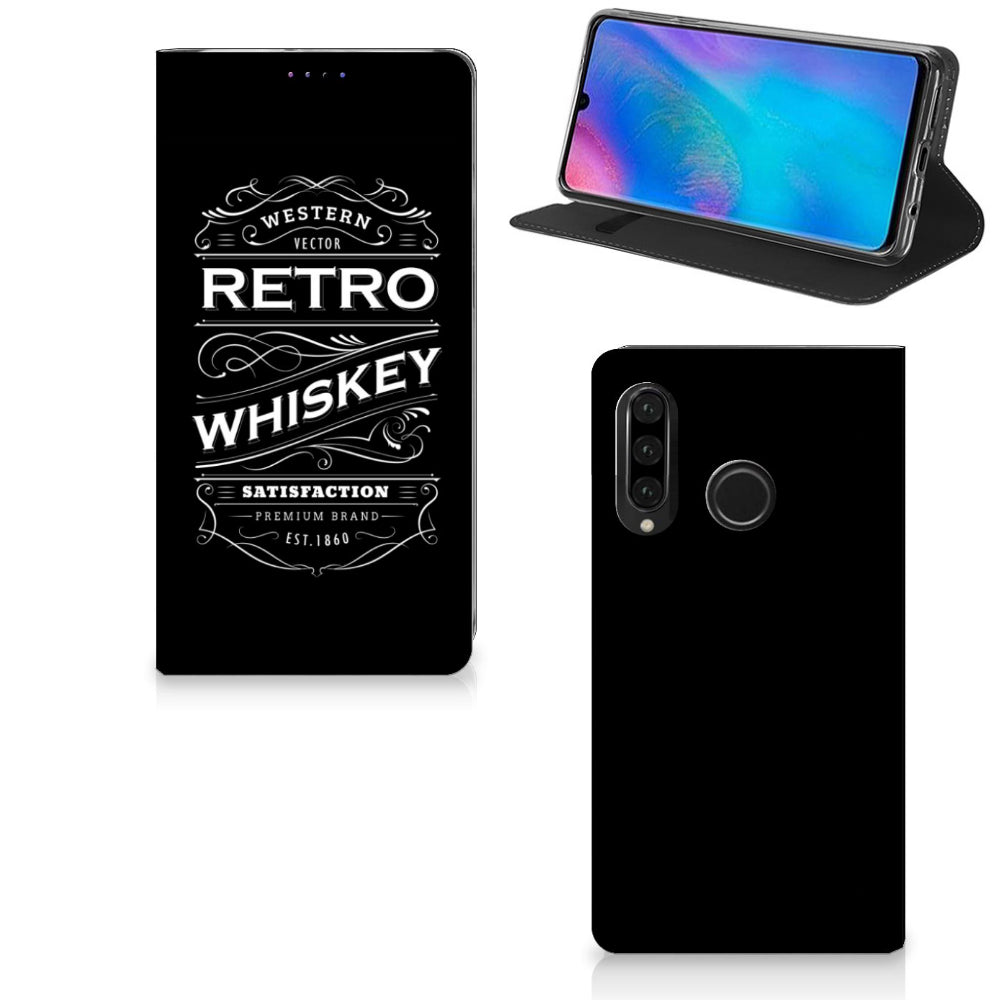 Huawei P30 Lite New Edition Flip Style Cover Whiskey