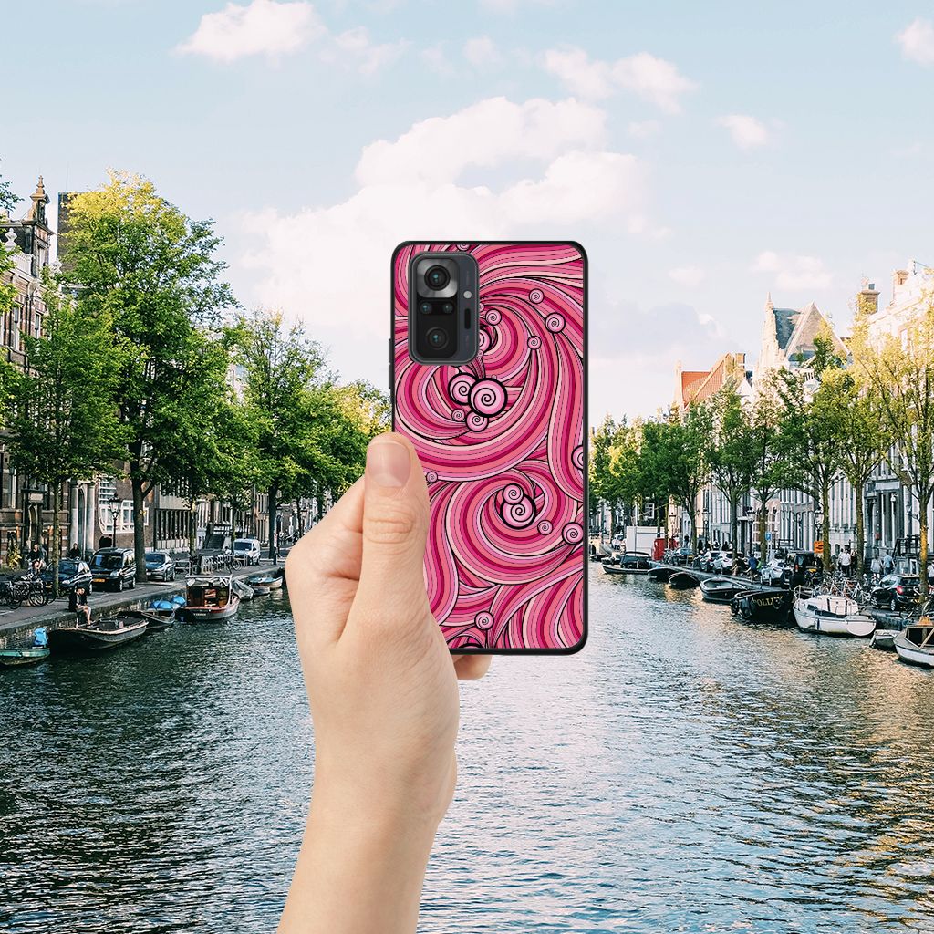 Xiaomi Redmi Note 10 Pro Leuk Telefoonhoesje Swirl Pink B2C Telecom
