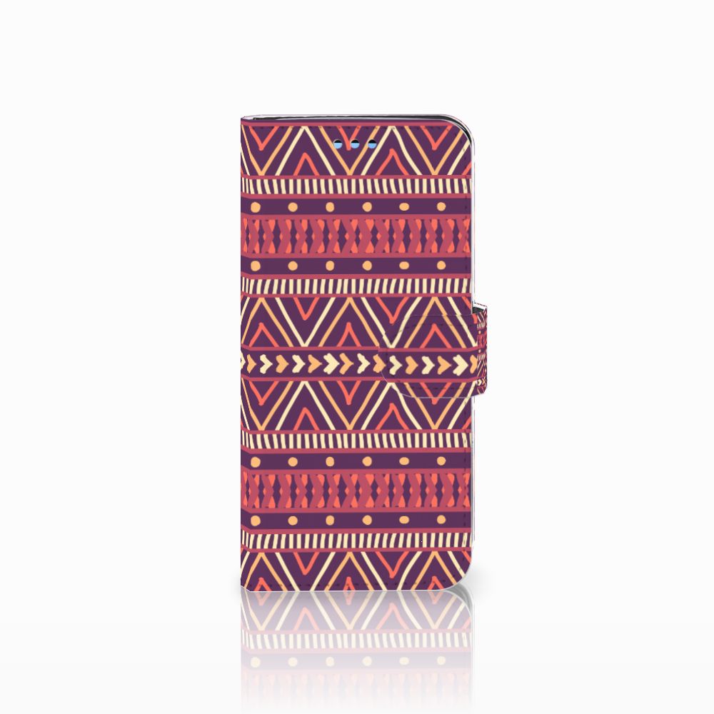 Samsung Galaxy S9 Telefoon Hoesje Aztec Paars