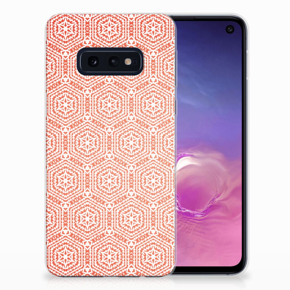 Samsung Galaxy S10e TPU bumper Pattern Orange