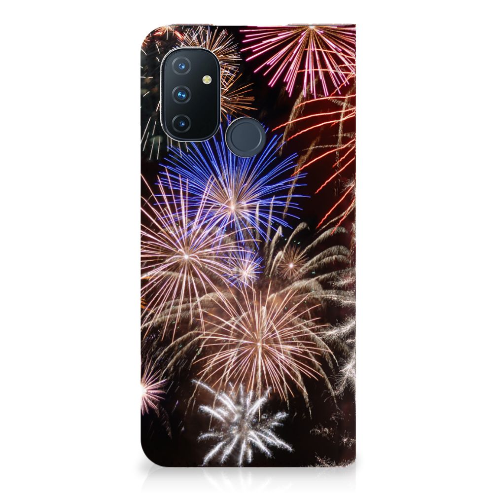 OnePlus Nord N100 Hippe Standcase Vuurwerk - B2C Telecom