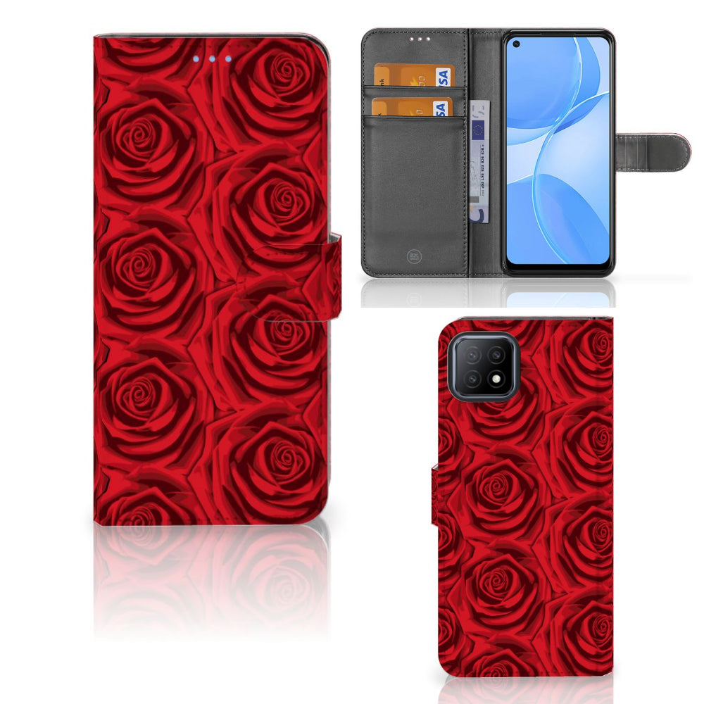 OPPO A73 5G Hoesje Red Roses