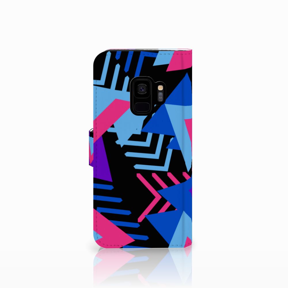 Samsung Galaxy S9 Book Case Funky Triangle