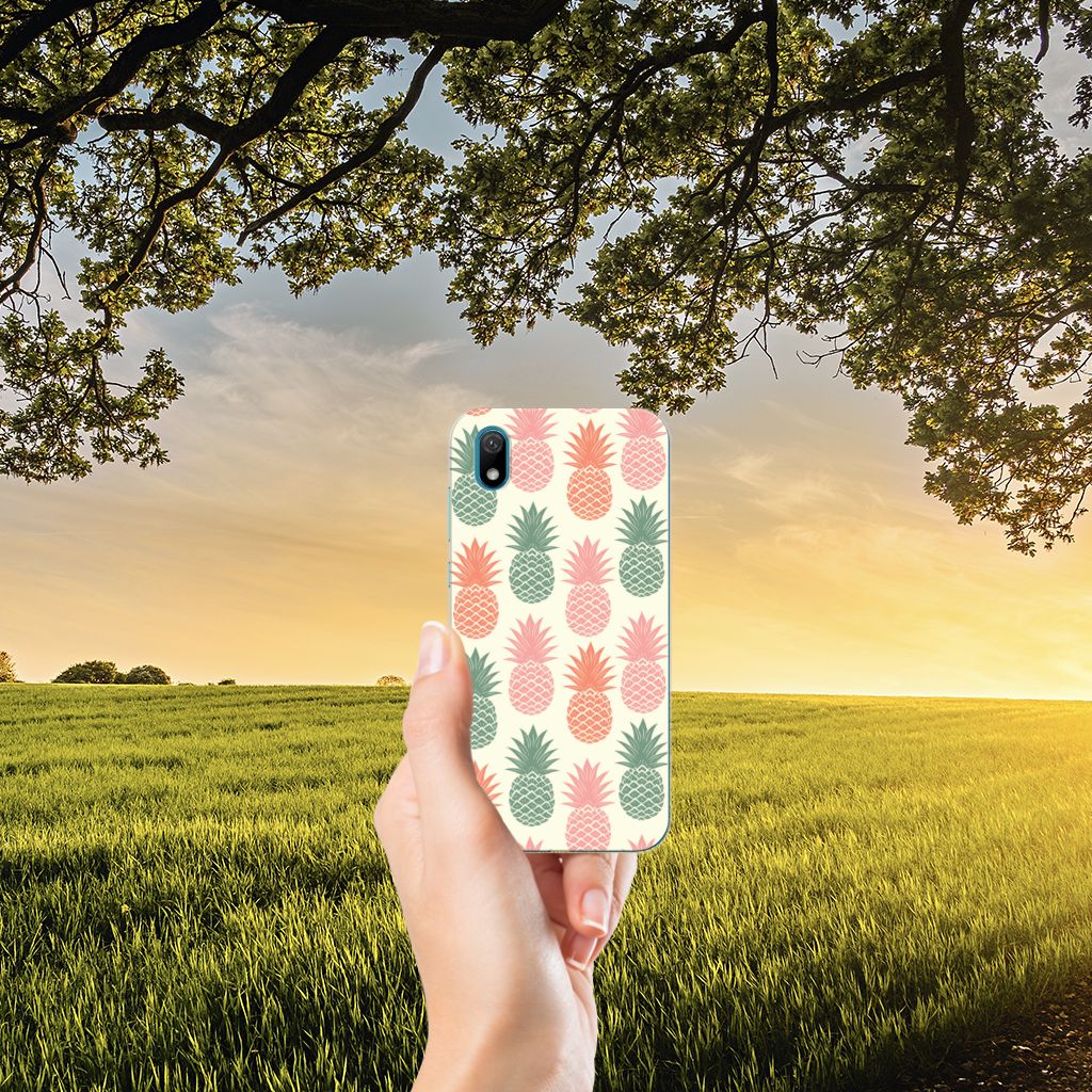 Huawei Y5 (2019) Siliconen Case Ananas