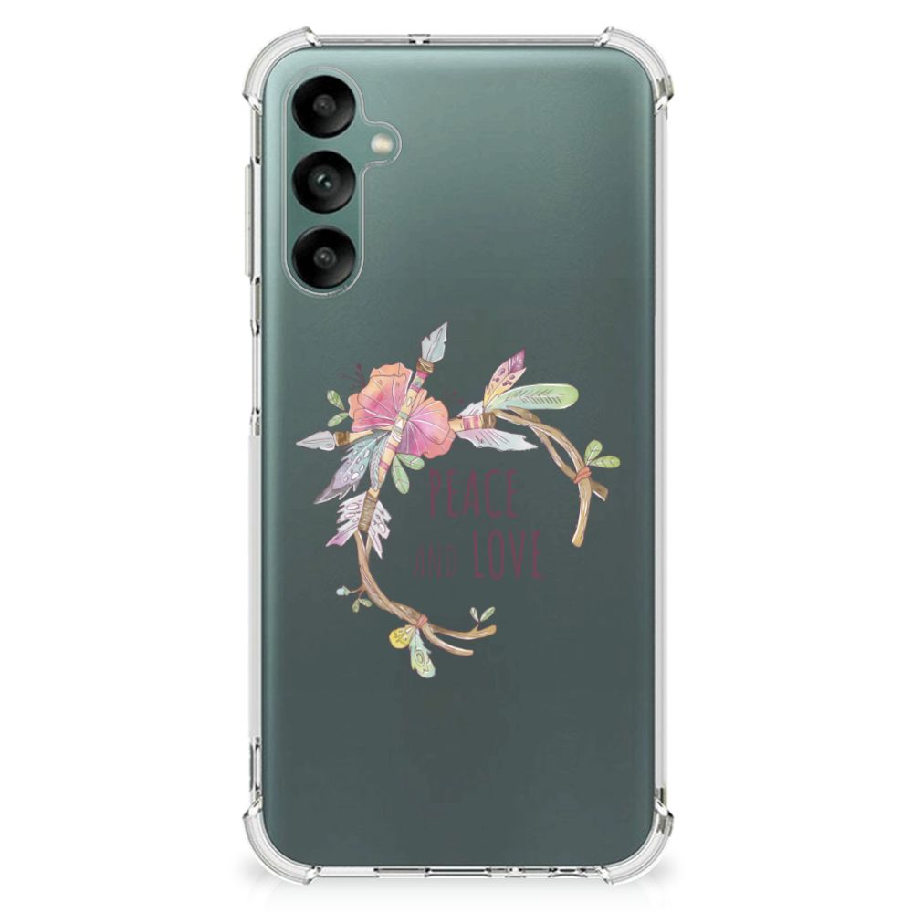 Samsung Galaxy A24 Stevig Bumper Hoesje Boho Text