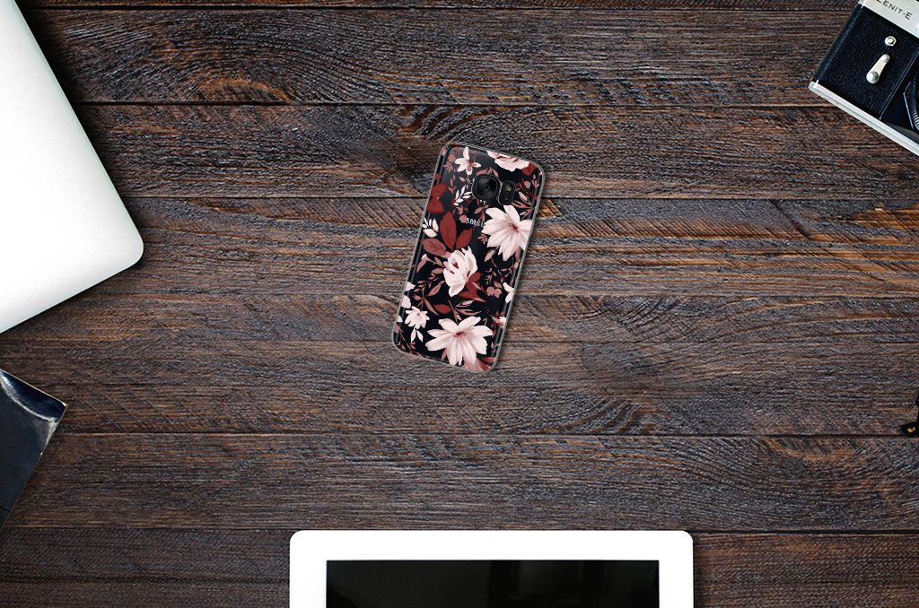 Hoesje maken Samsung Galaxy S7 Watercolor Flowers