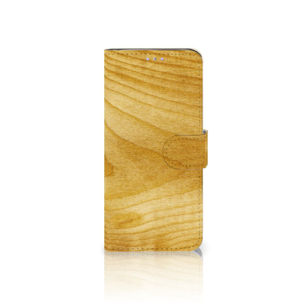 Samsung Galaxy S20 Book Style Case Licht Hout