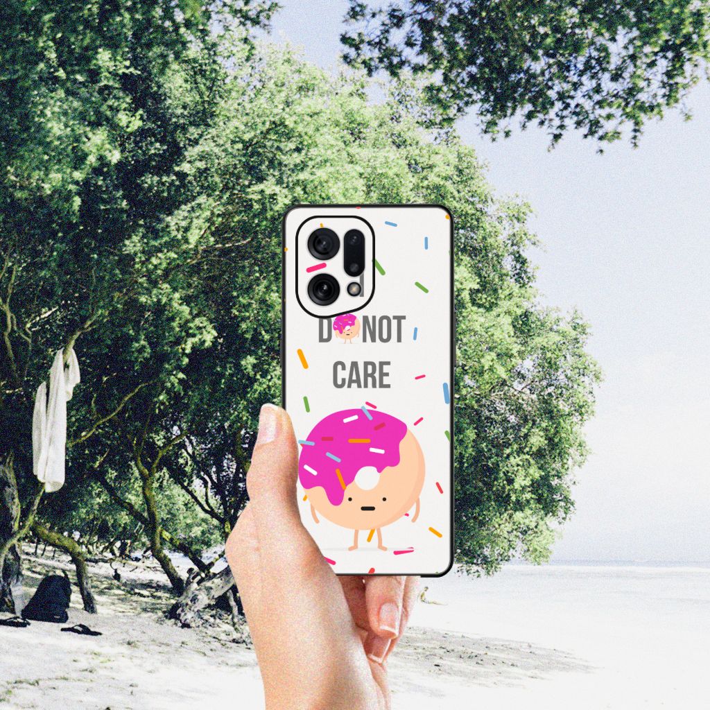 OPPO Find X5 Back Cover Hoesje Donut Roze B2C Telecom
