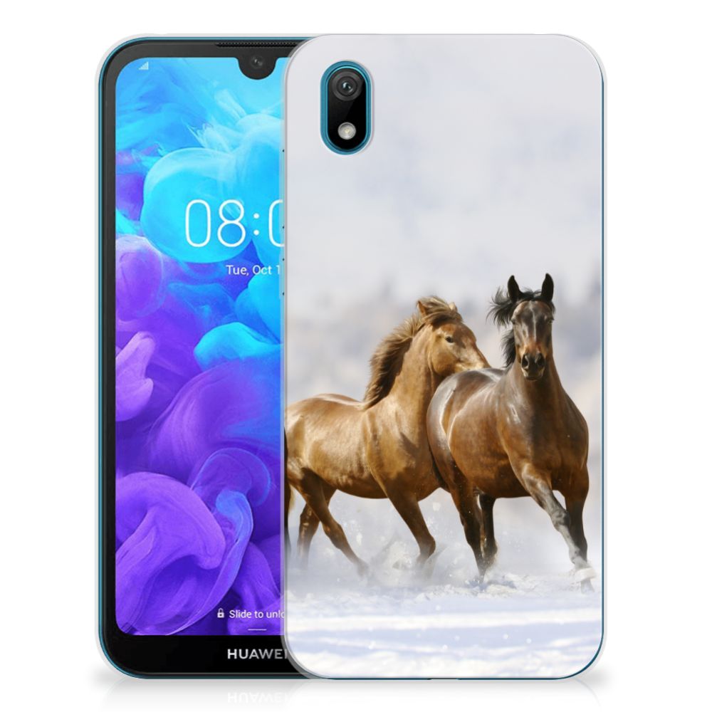 Huawei Y5 (2019) TPU Hoesje Paarden