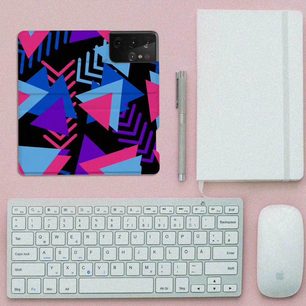 Samsung Galaxy S21 Ultra Stand Case Funky Triangle - B2C Telecom