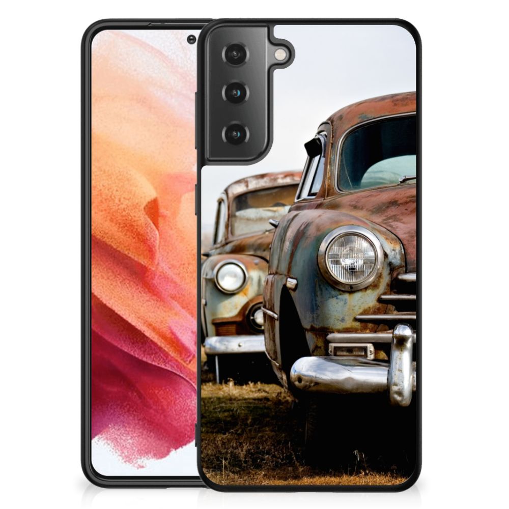 Samsung Galaxy S21 Silicone Back Case Vintage Auto