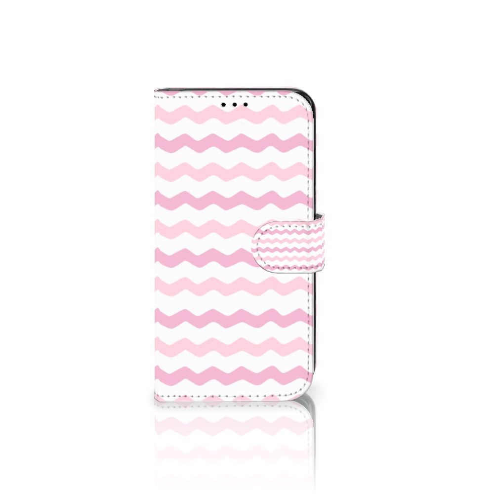 Samsung Galaxy S7 Edge Telefoon Hoesje Waves Roze