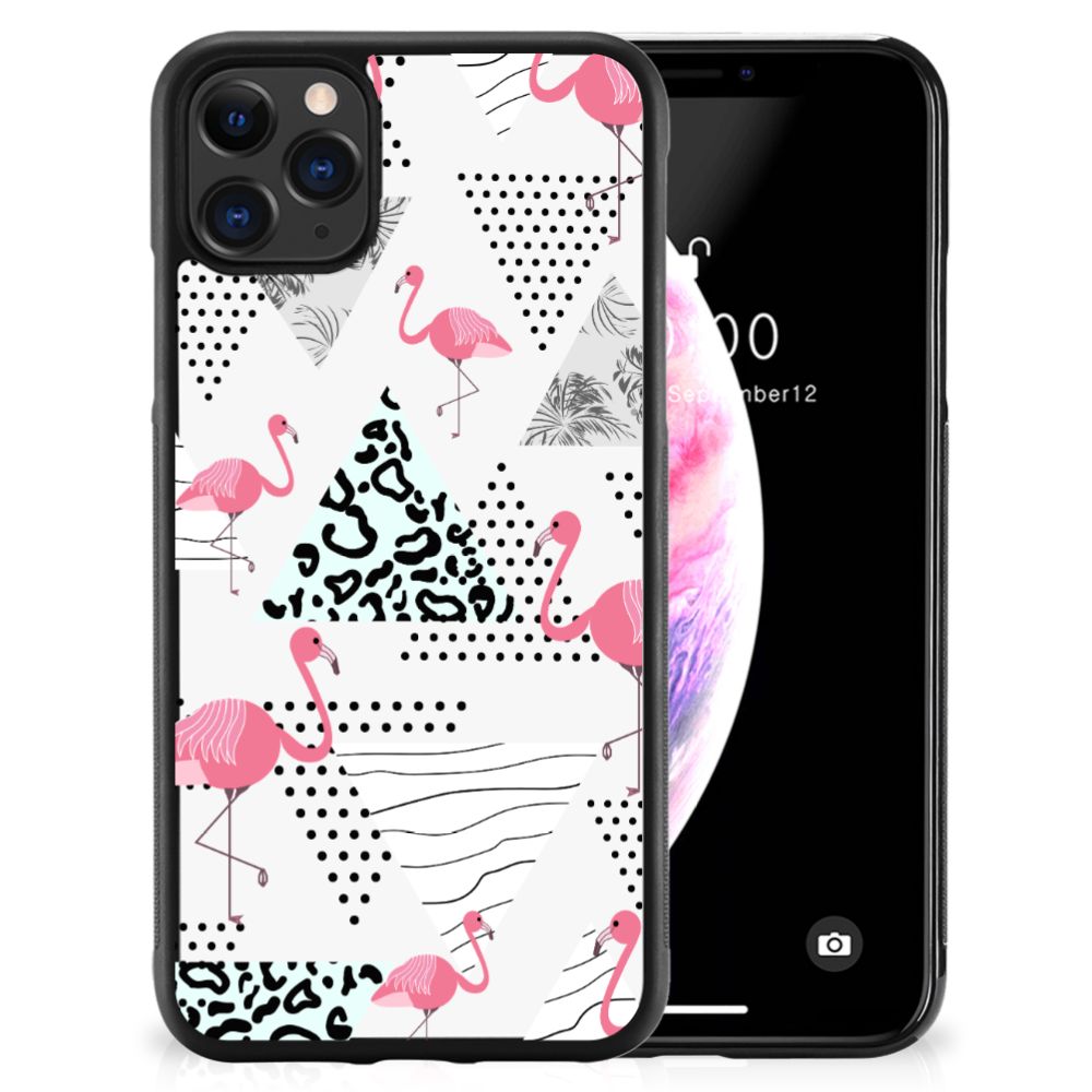 Apple iPhone 11 Pro Max Back Cover Flamingo Triangle B2C Telecom