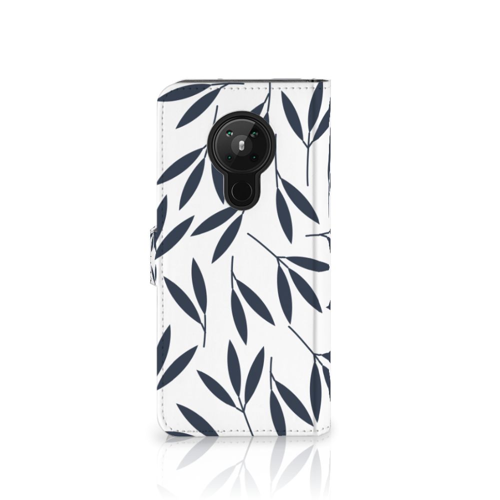 Nokia 5.3 Hoesje Leaves Blue