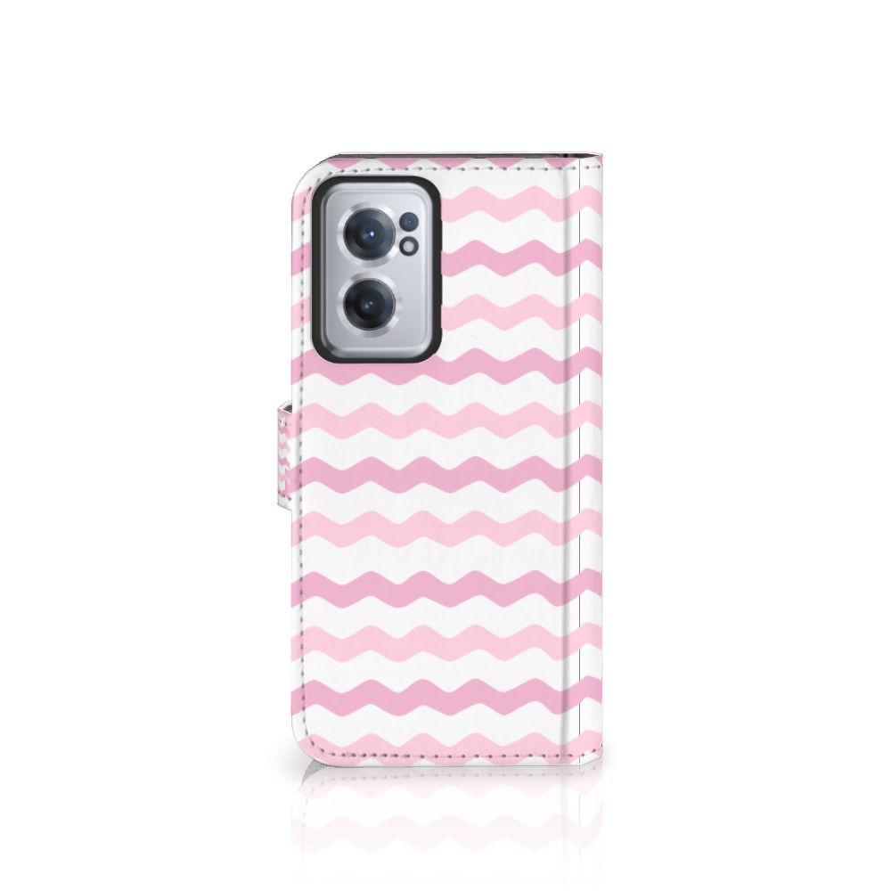 OnePlus Nord CE 2 Telefoon Hoesje Waves Roze