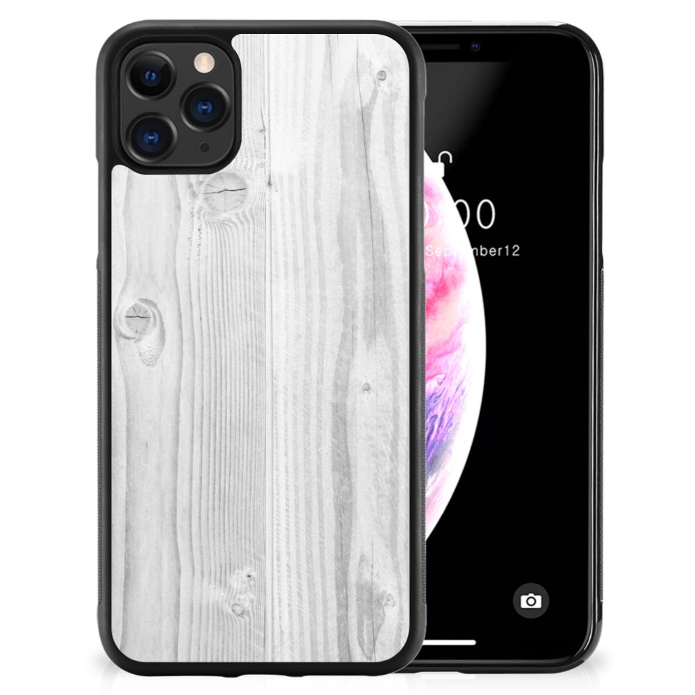 Apple iPhone 11 Pro Max Grip Case White Wood B2C Telecom