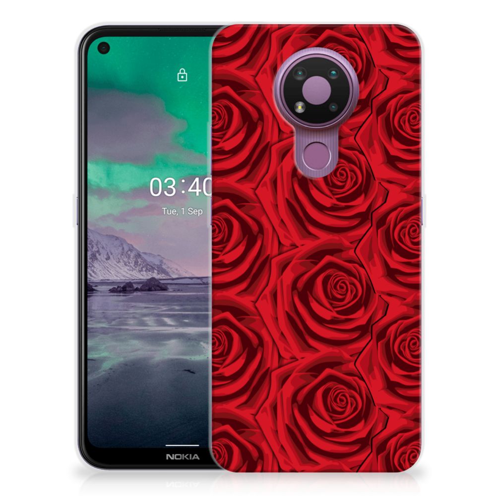 Nokia 3.4 TPU Case Red Roses