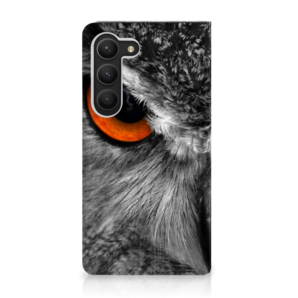 Samsung Galaxy S23 Hoesje maken Uil - B2C Telecom