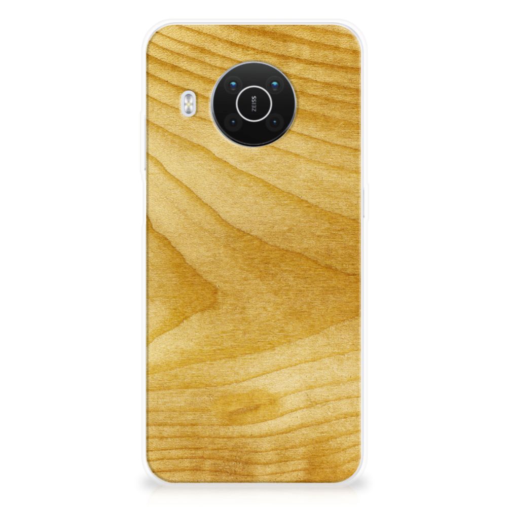 Nokia X10 | X20 Bumper Hoesje Licht Hout