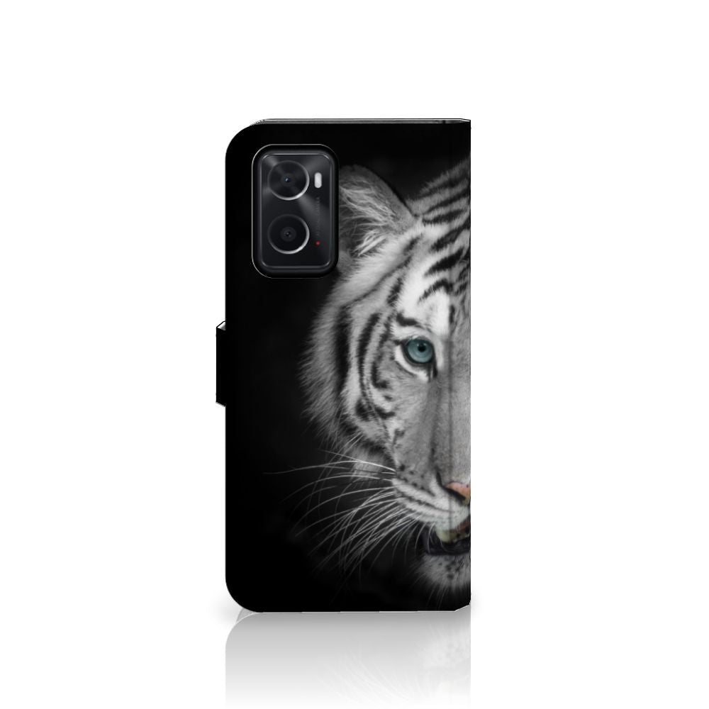 OPPO A76 | A96 Telefoonhoesje met Pasjes Tijger