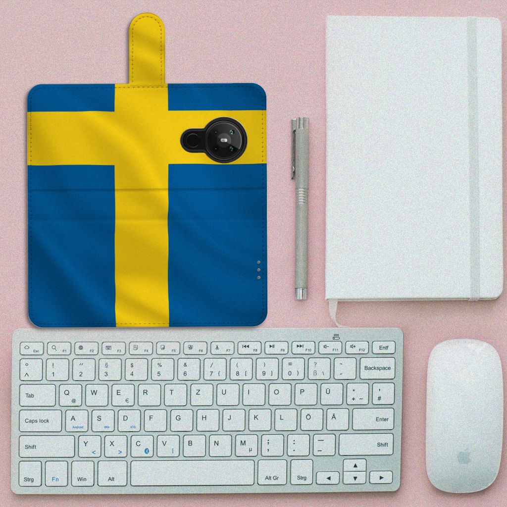 Nokia 5.3 Bookstyle Case Zweden