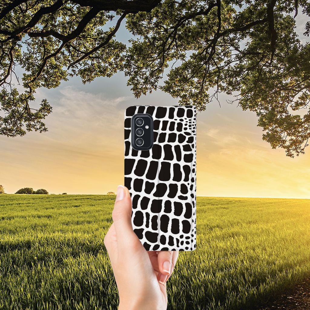 Samsung Galaxy M52 Hoesje maken Slangenprint - B2C Telecom