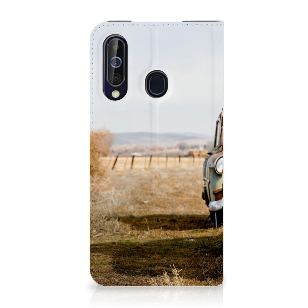 Samsung Galaxy A60 Stand Case Vintage Auto