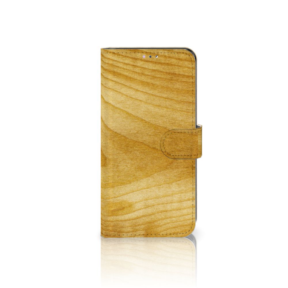 Samsung Galaxy A32 4G Book Style Case Licht Hout