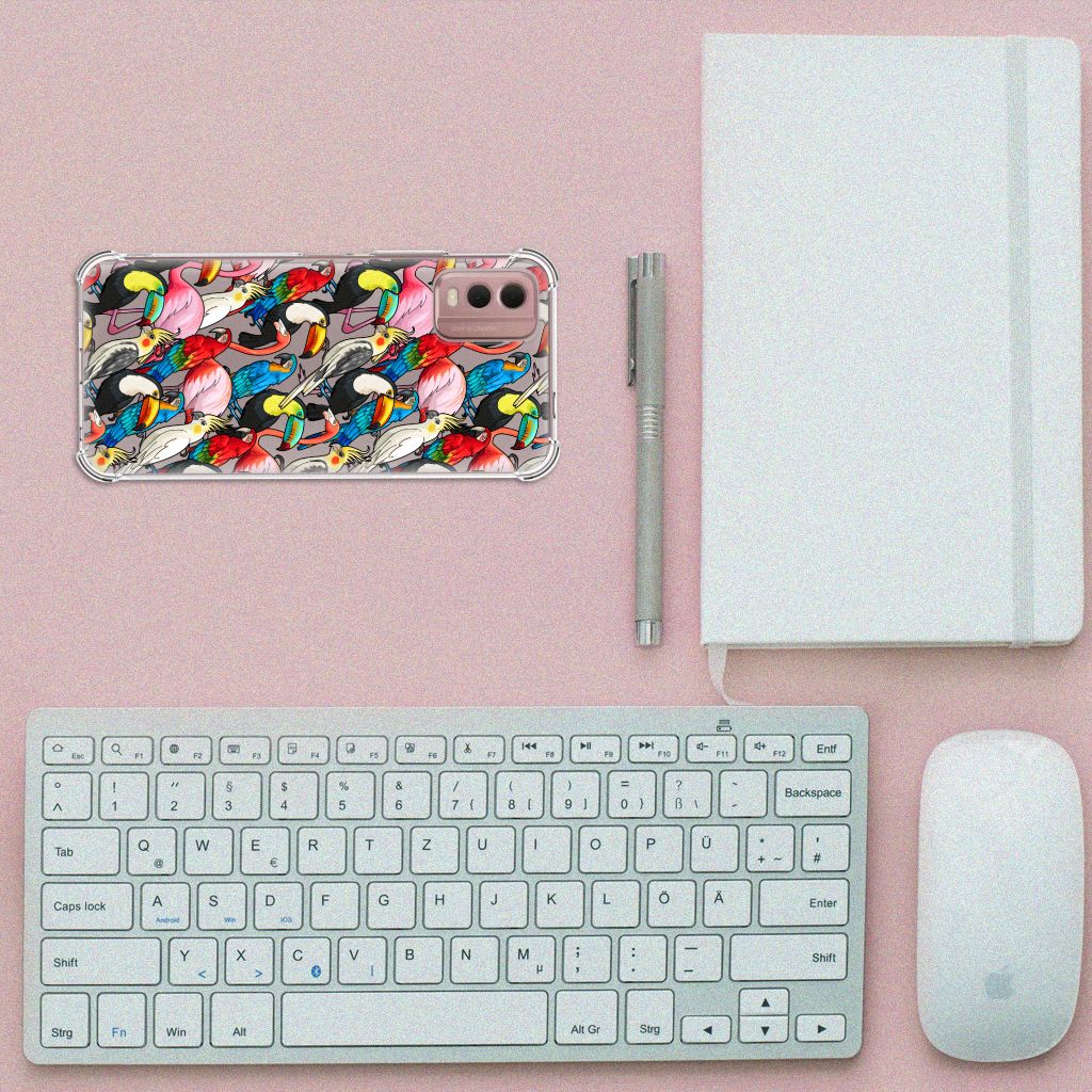 Nokia C32 Case Anti-shock Birds B2C Telecom