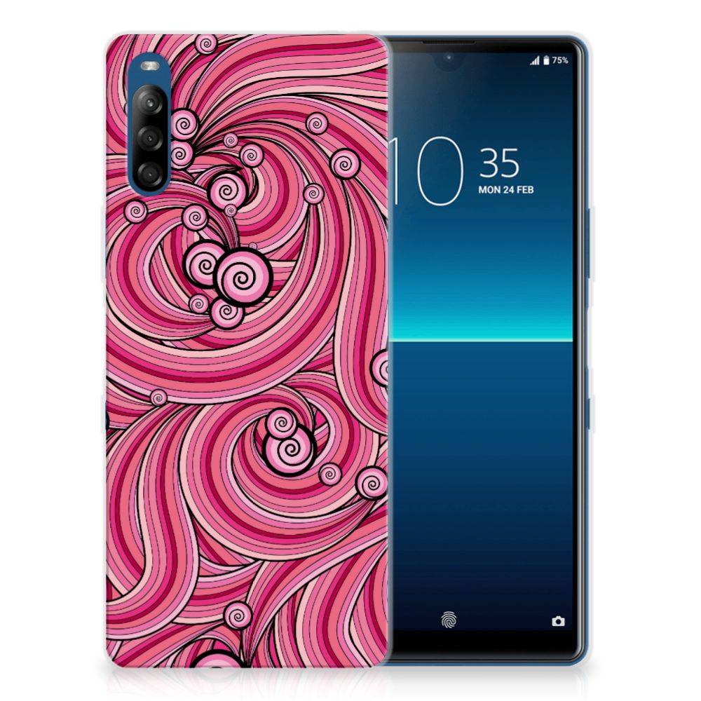 Sony Xperia L4 Hoesje maken Swirl Pink