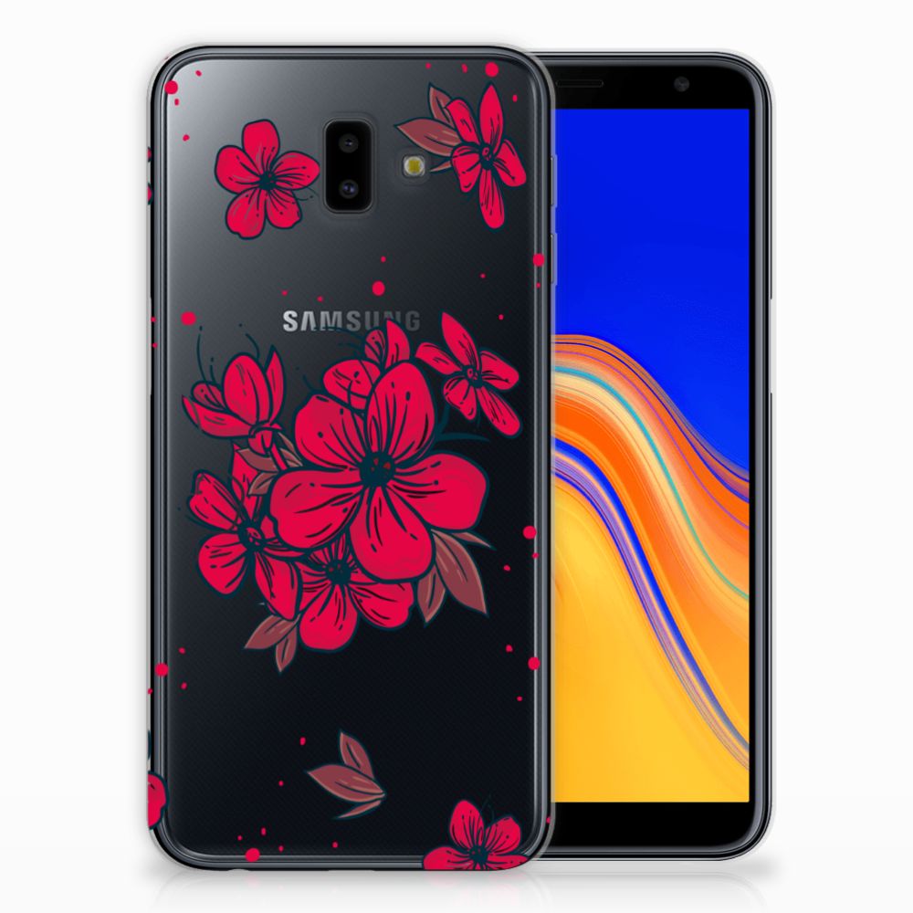 Samsung Galaxy J6 Plus (2018) TPU Case Blossom Red