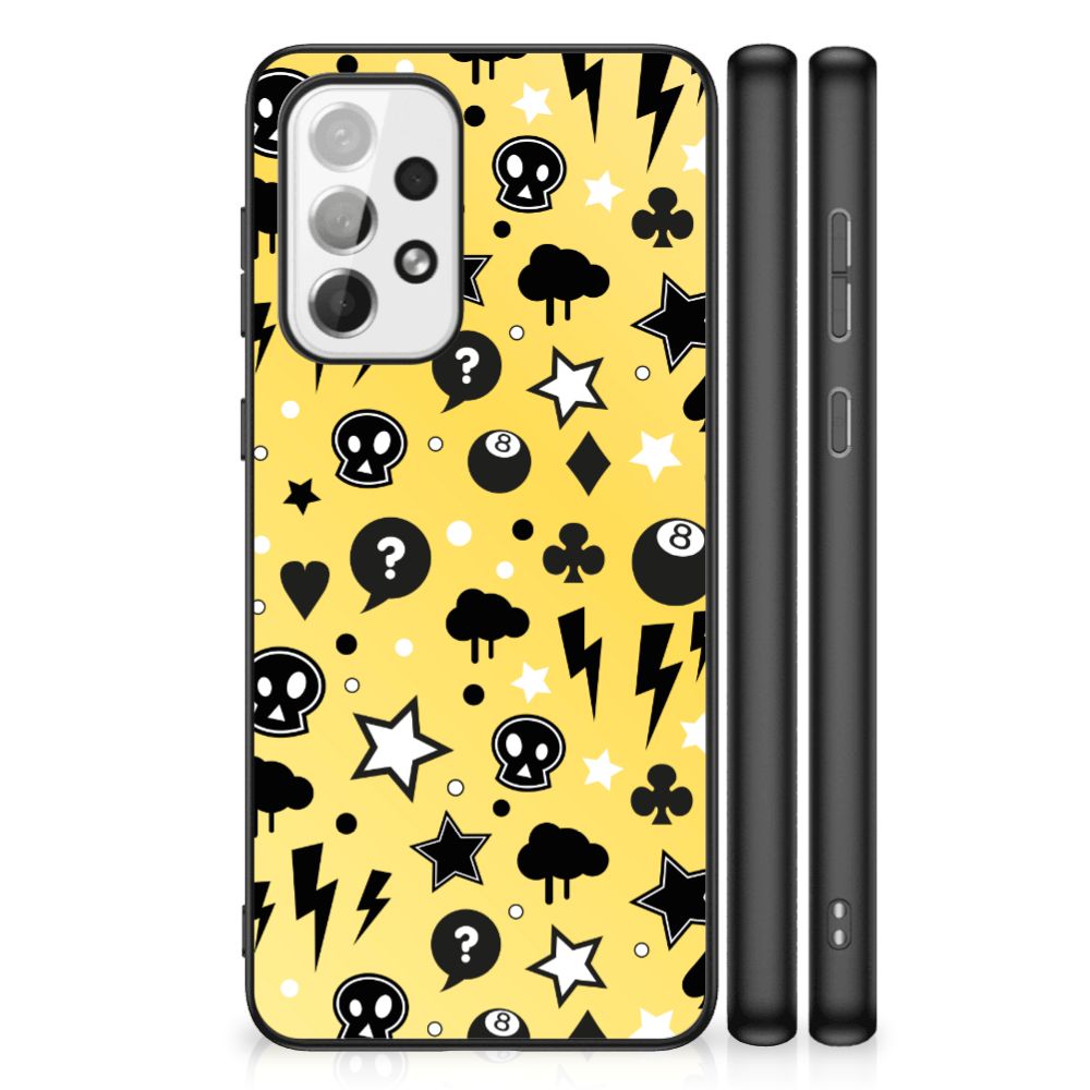 Telefoonhoesje Samsung Galaxy A73 Punk Geel B2C Telecom