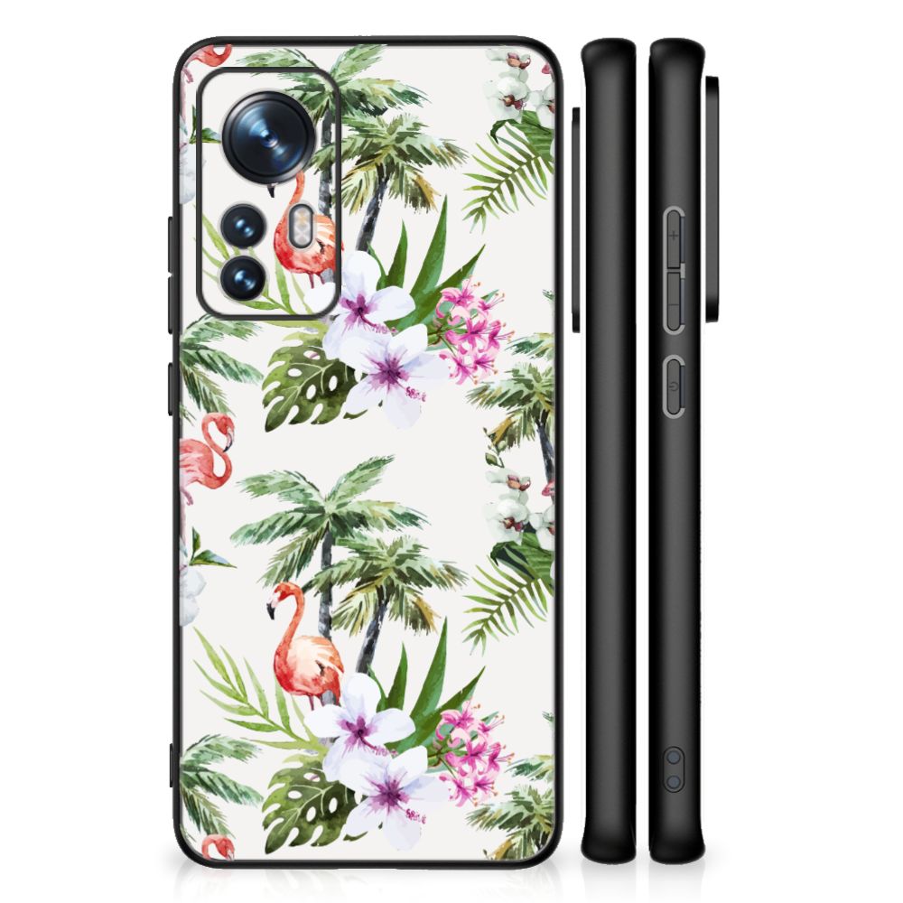 Xiaomi 12 | 12X Dierenprint Telefoonhoesje Flamingo Palms