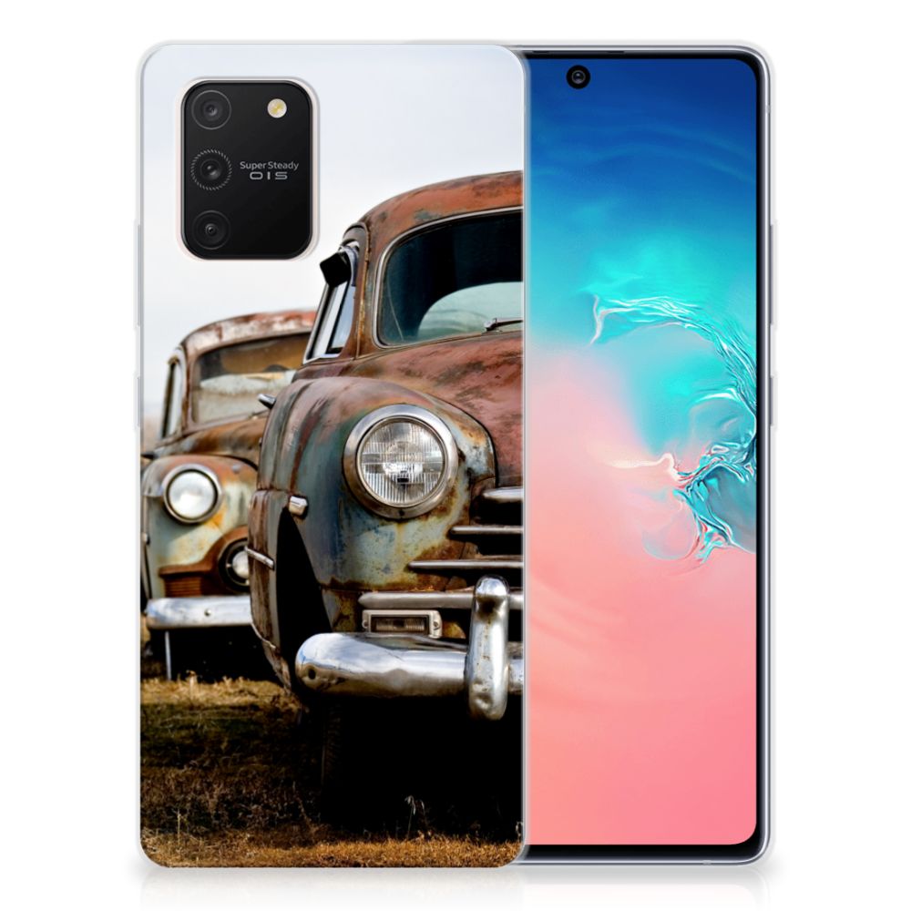 Samsung Galaxy S10 Lite Siliconen Hoesje met foto Vintage Auto B2C Telecom