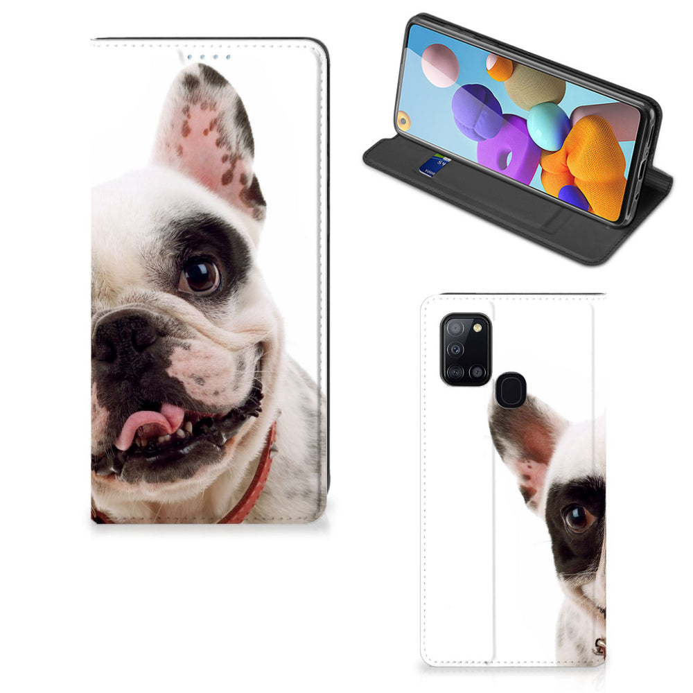 Samsung Galaxy A21s Hoesje maken Franse Bulldog