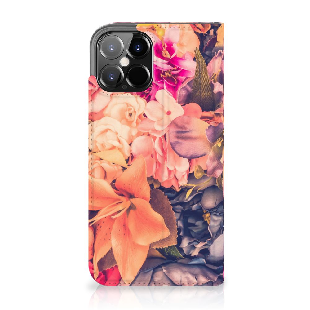 iPhone 12 Pro Max Smart Cover Bosje Bloemen - B2C Telecom