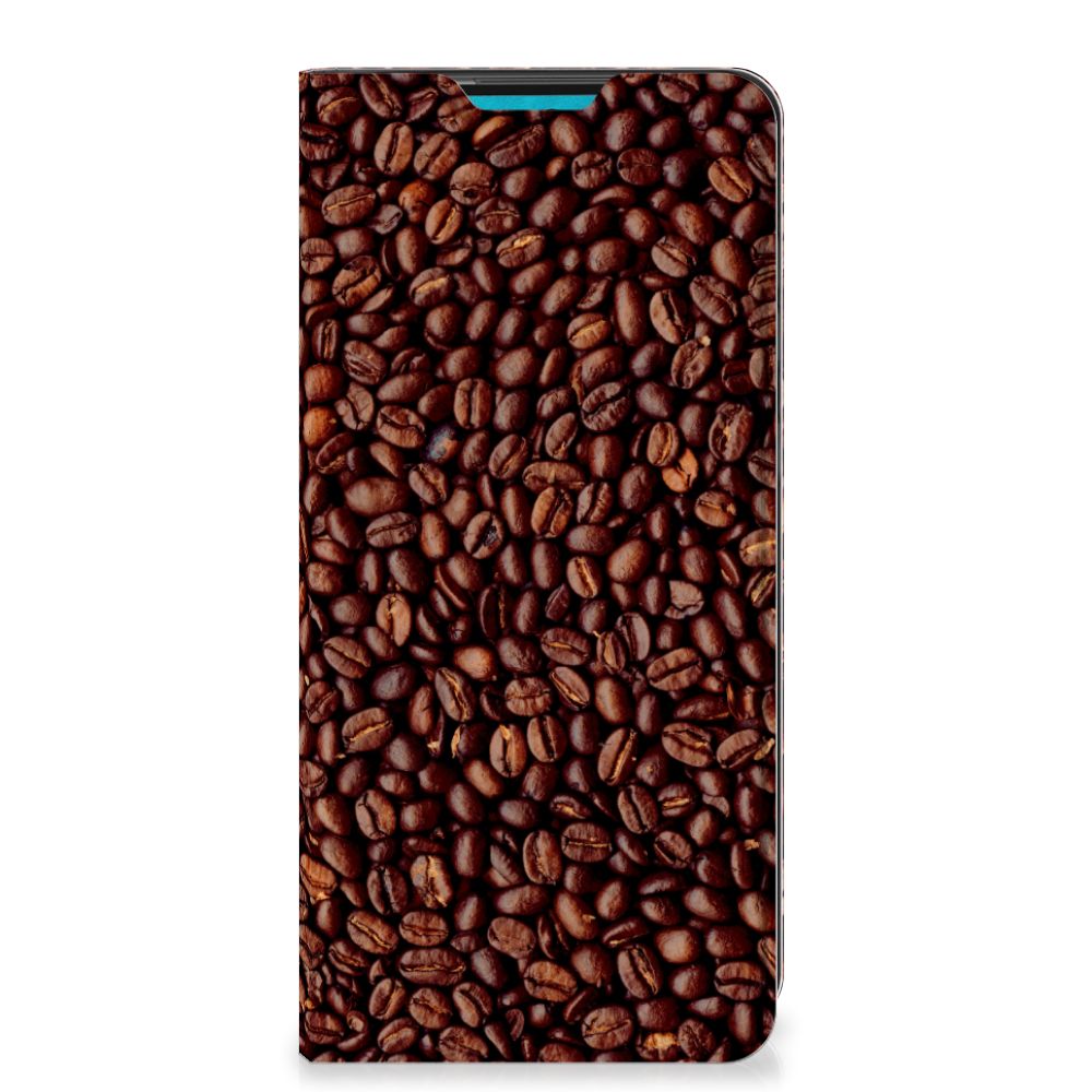 Samsung Galaxy A73 Flip Style Cover Koffiebonen - B2C Telecom