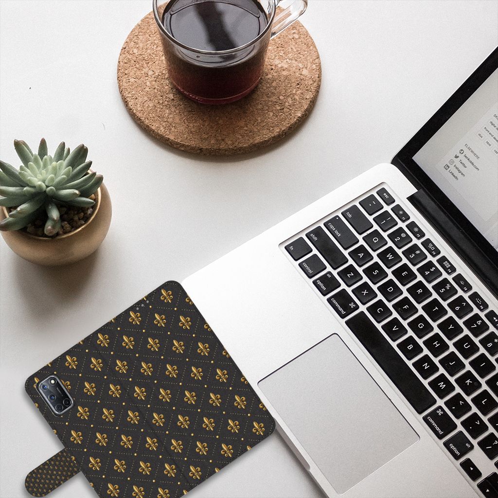 OPPO A72 | OPPO A52 Telefoon Hoesje Franse Lelie
