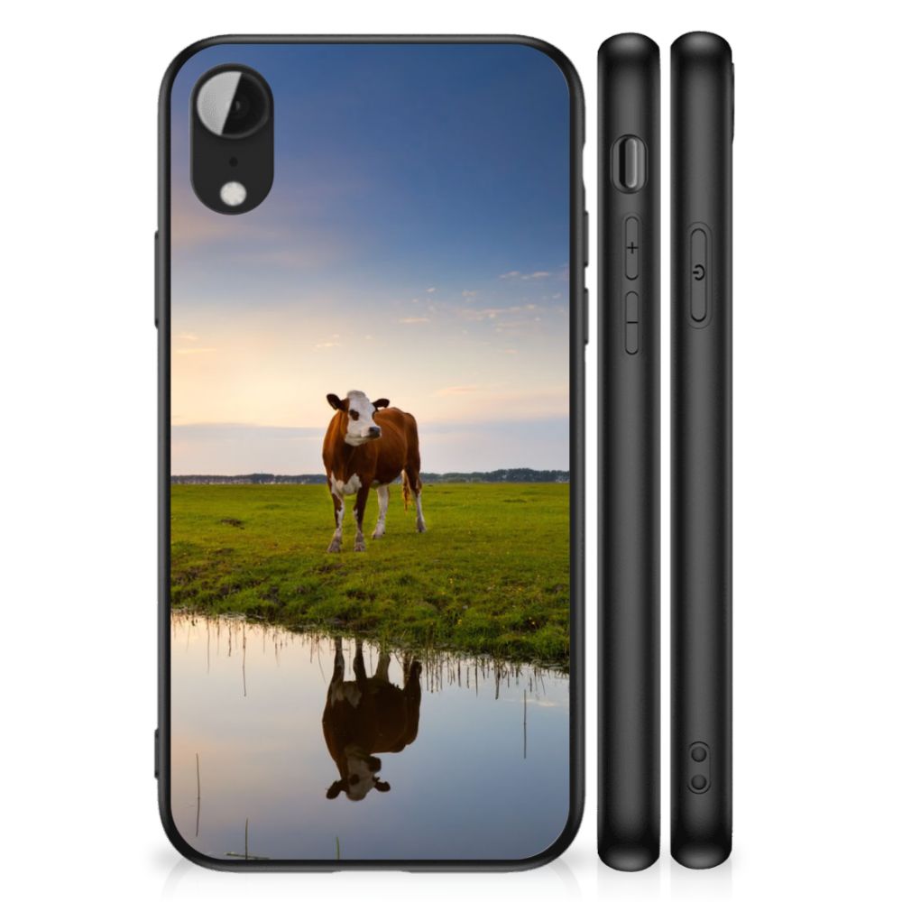 Apple iPhone XR Dierenprint Telefoonhoesje Koe B2C Telecom
