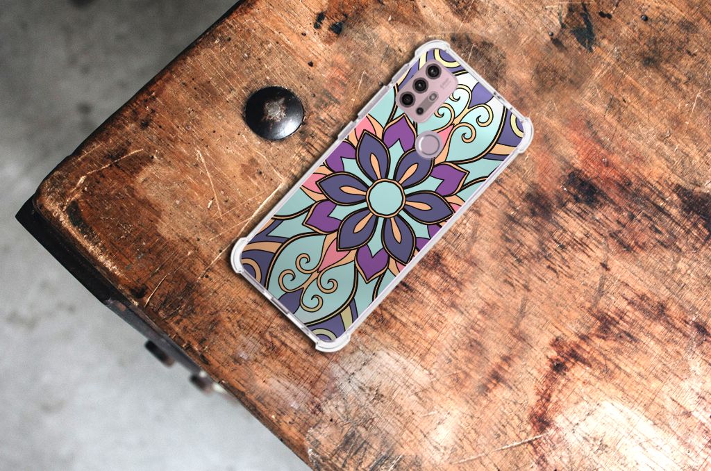 Motorola Moto G30 | G20 | G10 Case Purple Flower